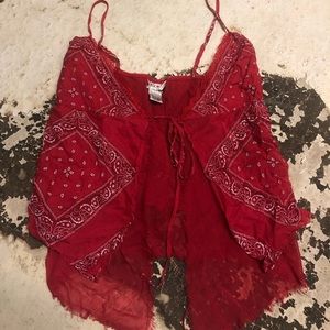 Tie crop top